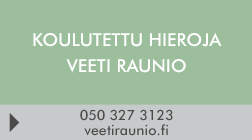 Koulutettu hieroja Veeti Raunio logo